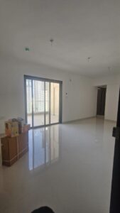 2 BHK flat living room at Lagos Homes near Bhumkar Chowk